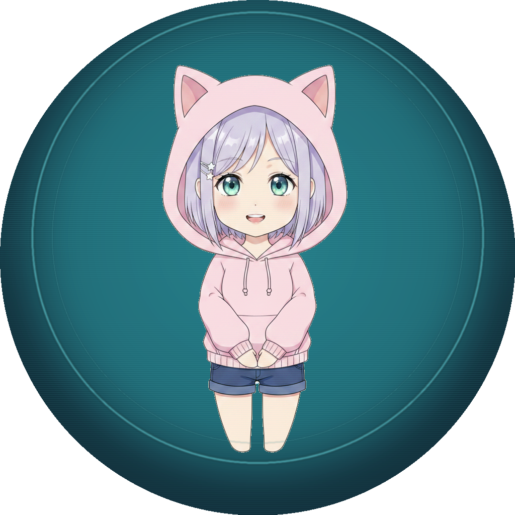 Aine — chibi avatar, the work-neutral default